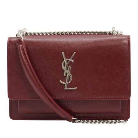 ysl sunset chain wallet|ysl wallet on chain sale.